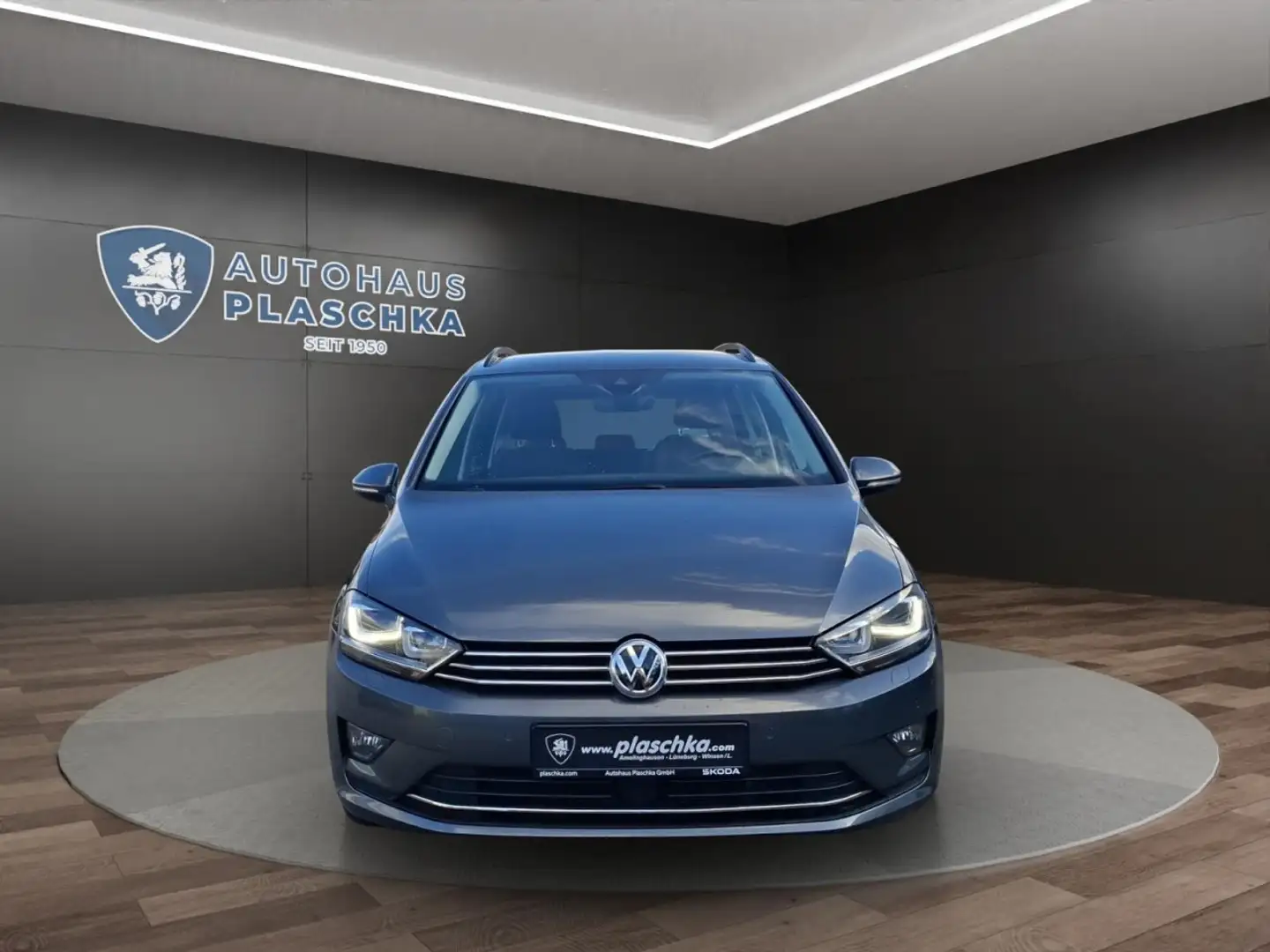 Volkswagen Golf 1.4 TSI Sportsvan Allstar AHK+NAVI+LED Klima Grijs - 2