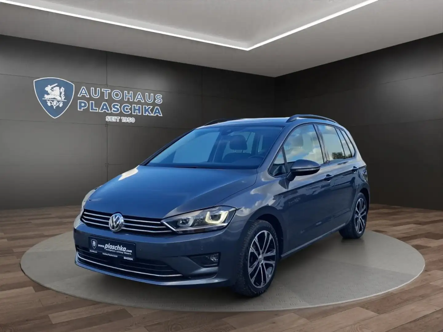 Volkswagen Golf 1.4 TSI Sportsvan Allstar AHK+NAVI+LED Klima Grijs - 1