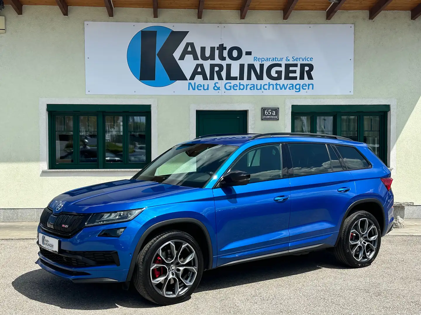 Skoda Kodiaq RS 4x4 2,0 TDI DSG Bleu - 1
