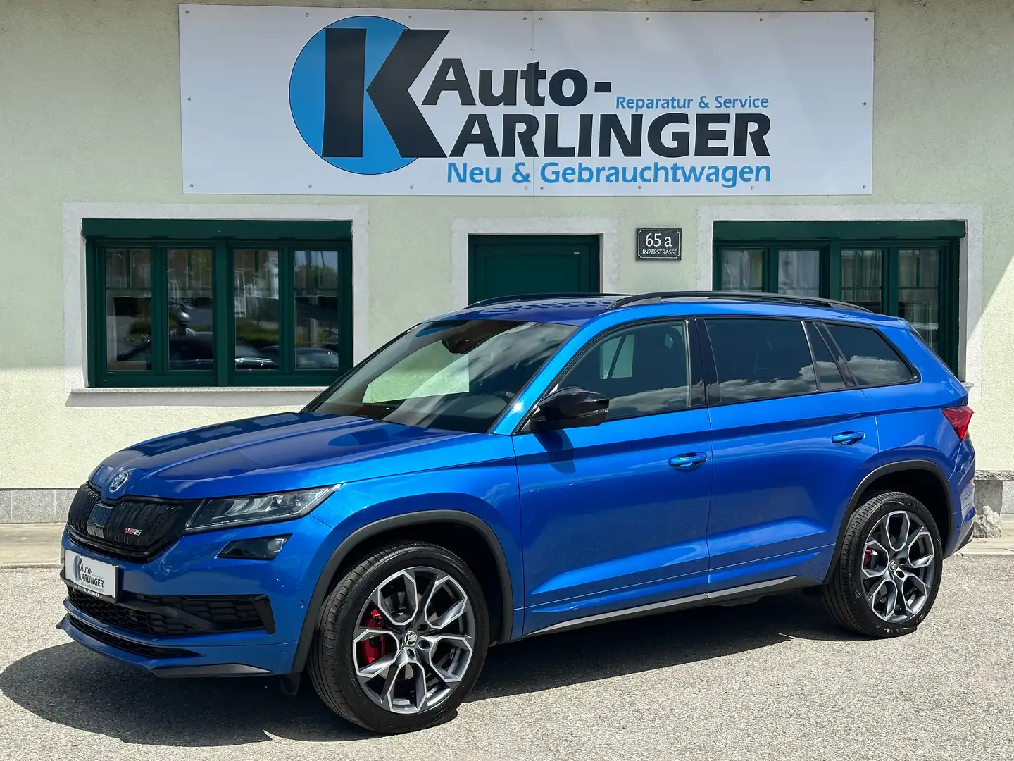Skoda Kodiaq RS 4x4 2,0 TDI DSG Bleu - 2