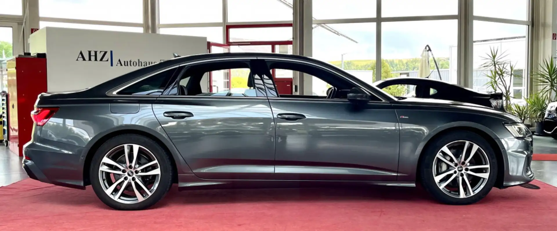 Audi A6 50 TDI S Line 24 Monate TÜV GARANTIE MATRIX ACC A Grau - 2