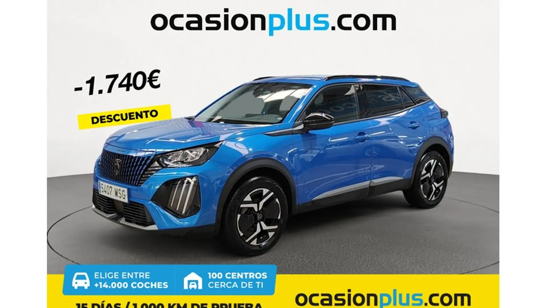 Peugeot 2008 1.2 PureTech S&S Allure EAT8 130 Bleu - 1