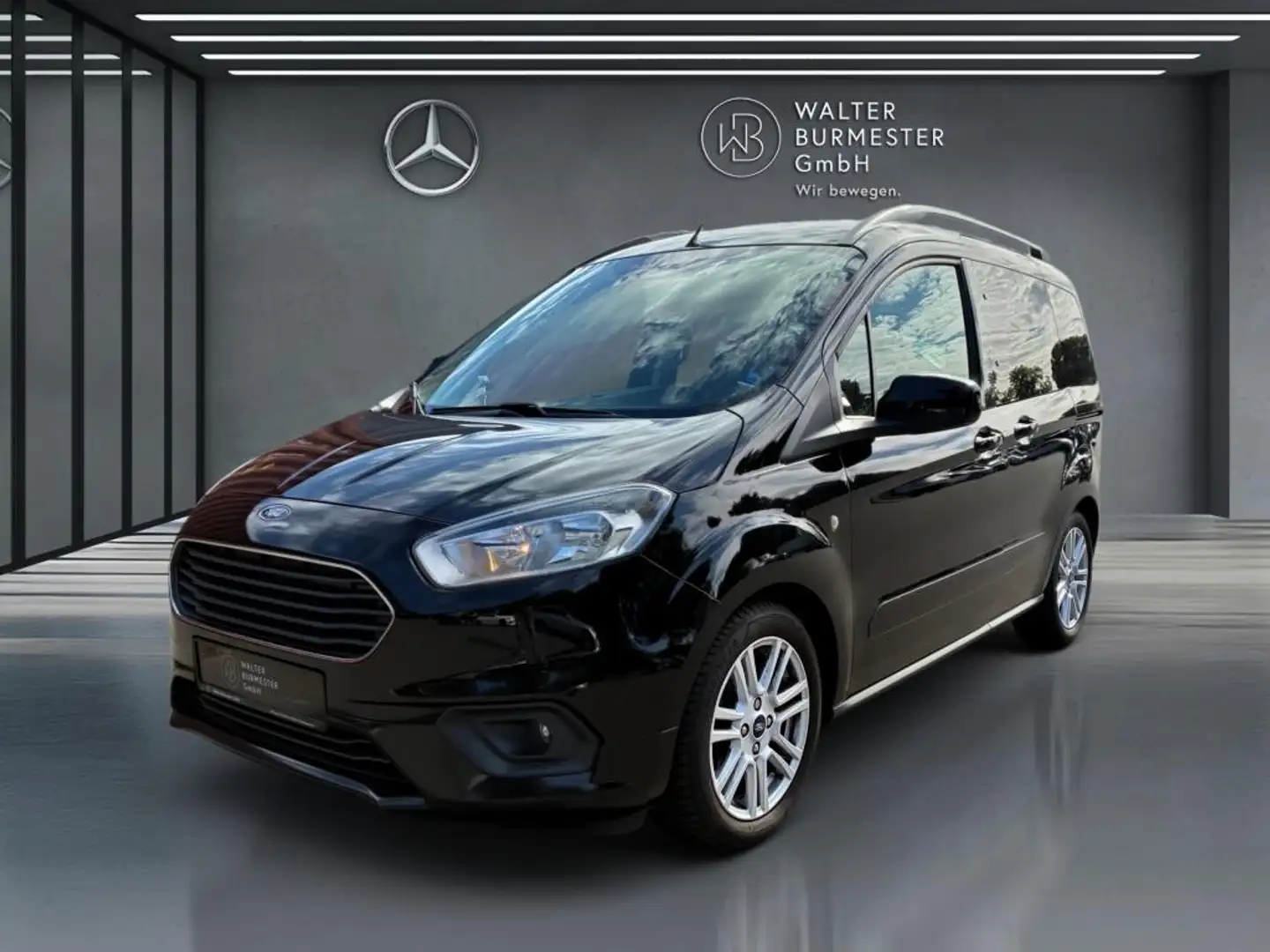 Ford Tourneo Courier + Czarny - 1