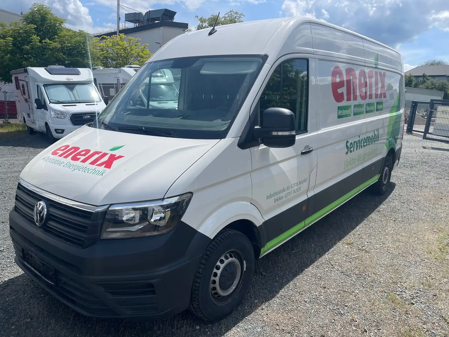 Volkswagen Crafter 1 Hand Vollscheckheft Lang Hochdach Tüv Neu Weiß - 1
