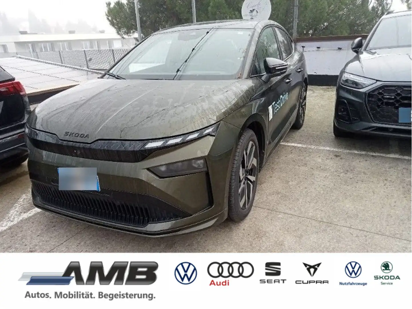 Skoda Enyaq Coupé 85 Sportline Matrix/HuD/Pano/360° Grün - 1