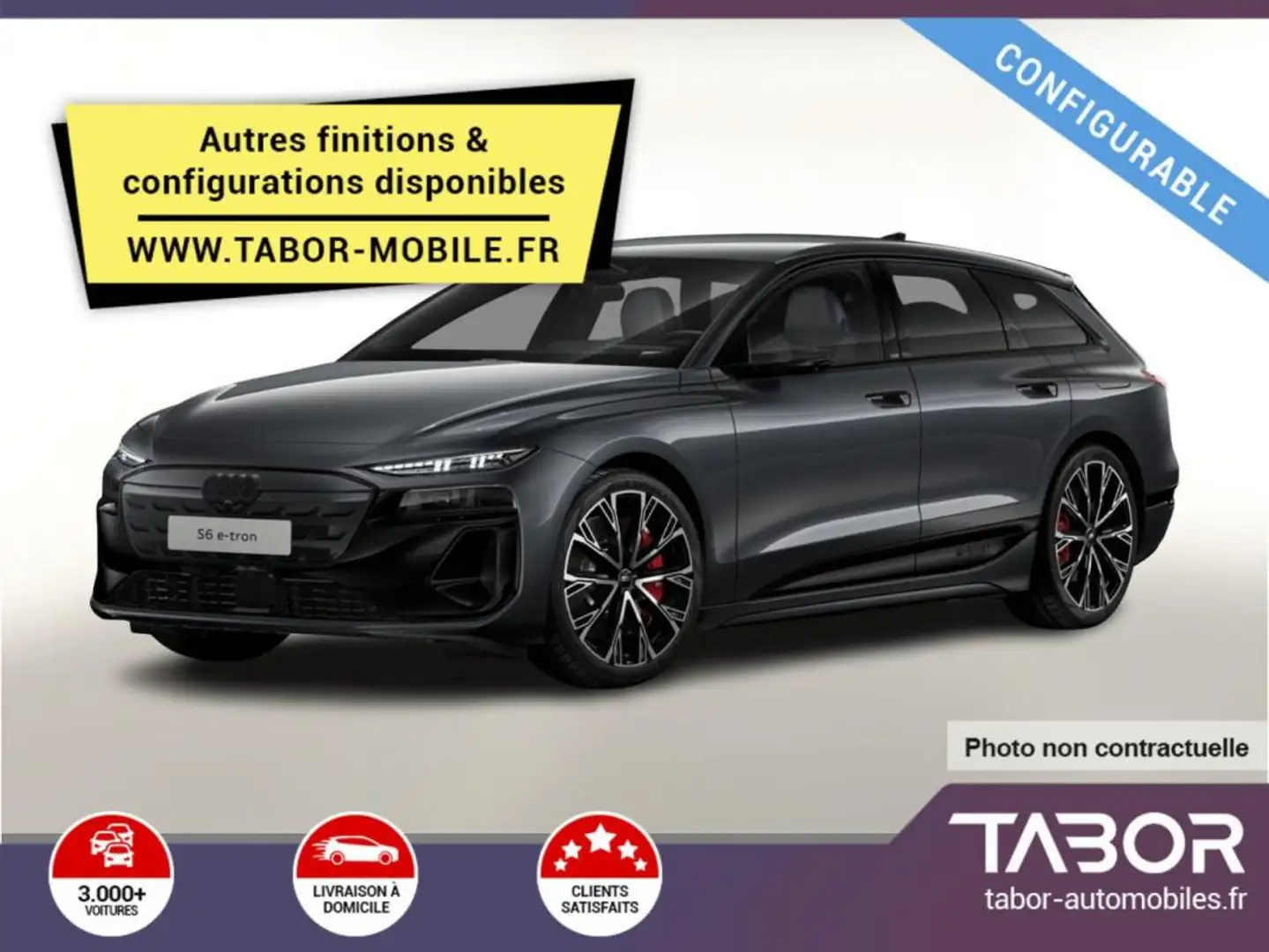 Audi S6 Avant e-tron LED GPS 360°Cam radars+ Grey - 1