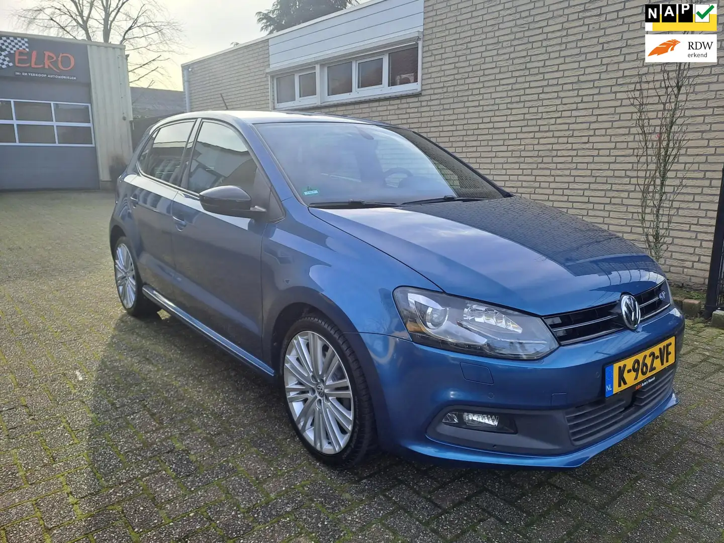 Volkswagen Polo 1.4 TSI BlueGT Blauw - 1