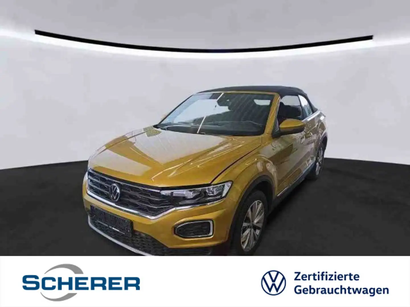 Volkswagen T-Roc Style 1.5 TSI DSG LED NAVI AHK R Jaune - 1