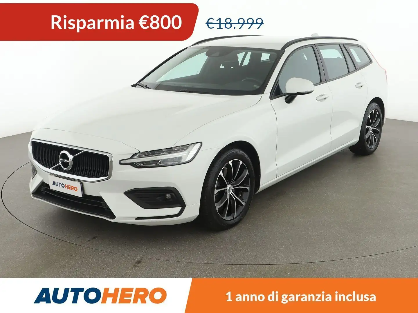 Volvo V60 2.0 D3 Business Geartronic Blanc - 1