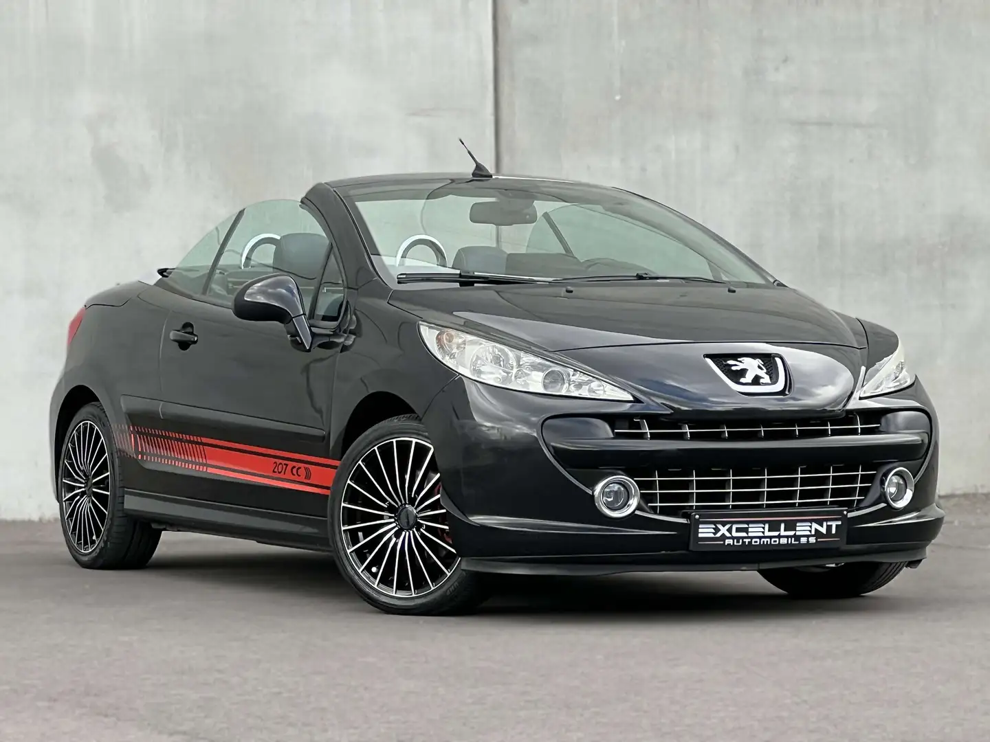 Peugeot 207 207 CC 1.6i 16v Pack/CAMERA/GPS/AIRCO/CABRIOLET Noir - 2