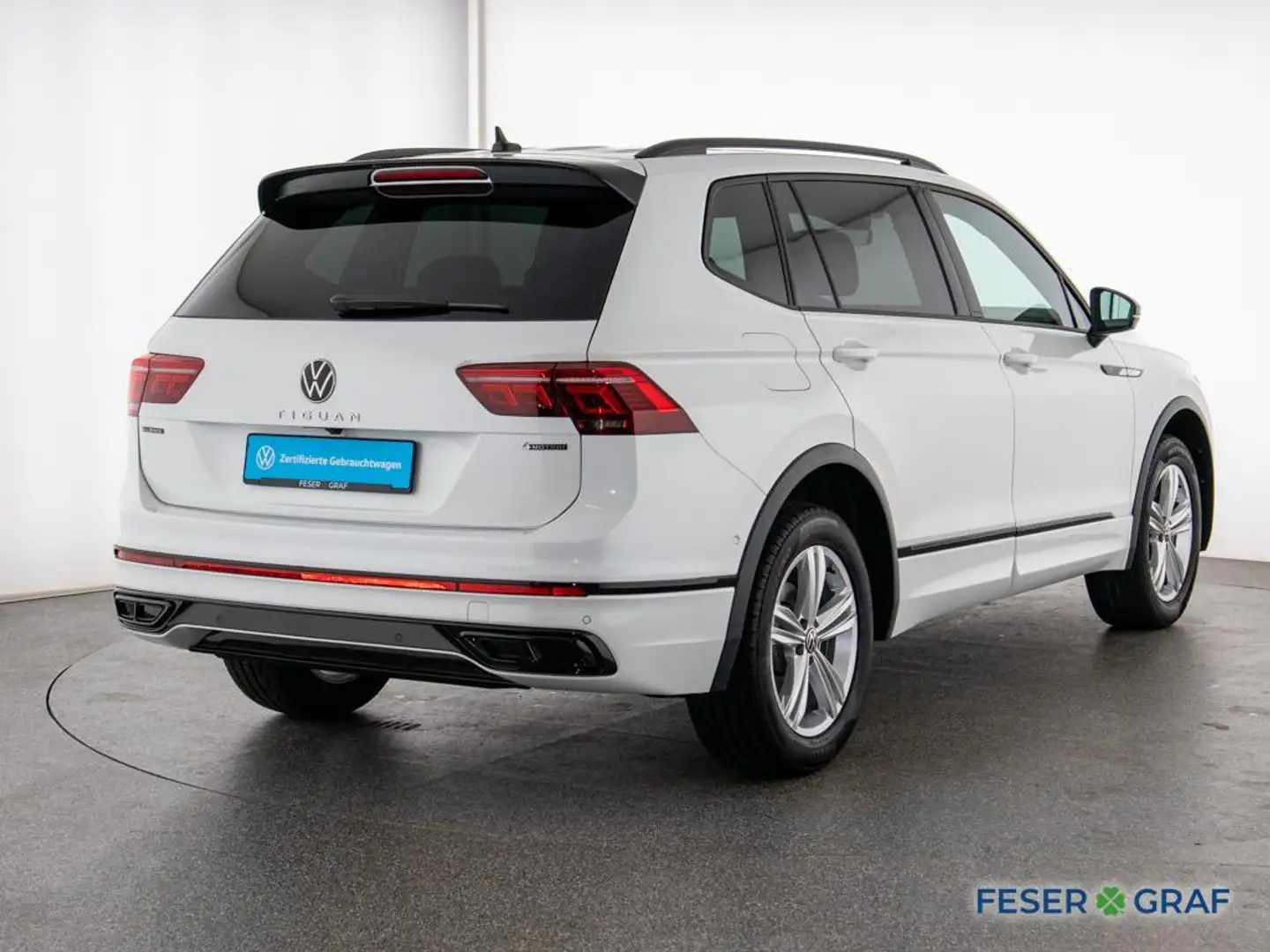 Volkswagen Tiguan Allspace 2.0 TDI 4M. R LINE PANO IQ.LIGHT Weiß - 2