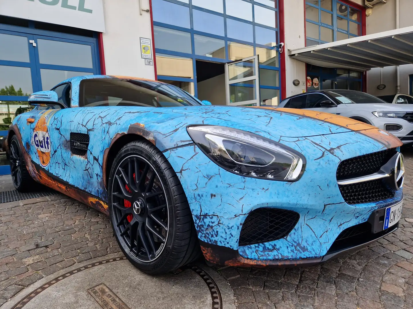 Mercedes-Benz AMG GT S Coupé GULF Speedshift 7G-DCT AMG LED Navi 19" Grigio - 2