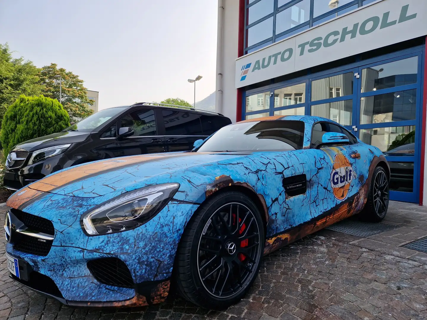 Mercedes-Benz AMG GT S Coupé GULF Speedshift 7G-DCT AMG LED Navi 19" Grigio - 1