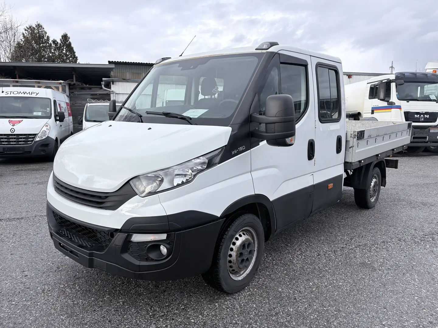 Iveco Daily 35S160 Pritsche DOKA 101.000 Km*AHK*Garantie Weiß - 1