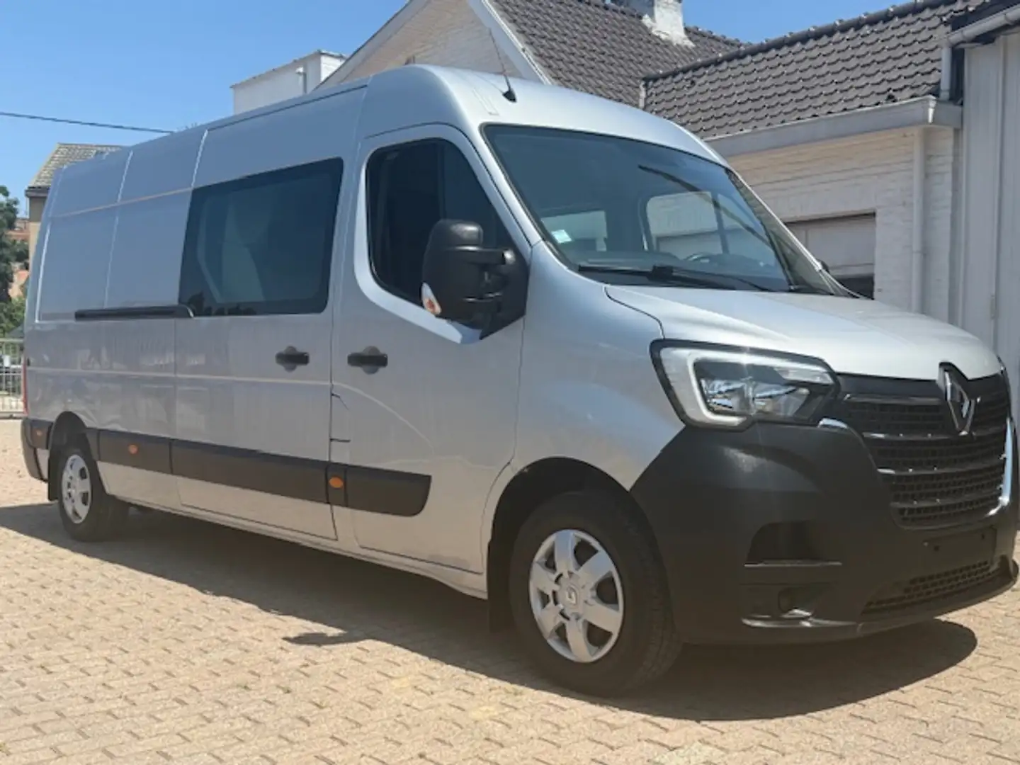 Renault Master L3H2 dble cabine, 7 places,airco, 135 cv euro 6d Zilver - 2