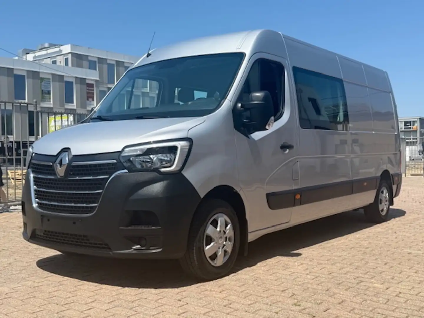 Renault Master L3H2 dble cabine, 7 places,airco, 135 cv euro 6d Zilver - 1