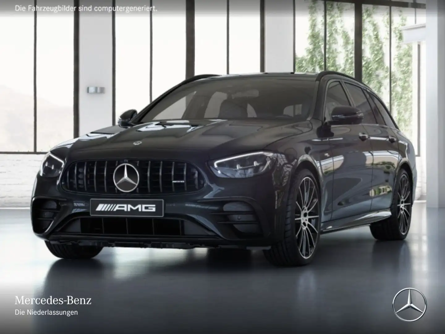 Mercedes-Benz E 53 AMG E 53 4M T-Modell AMG+NIGHT+360+AHK+LED+BURMESTER Schwarz - 2
