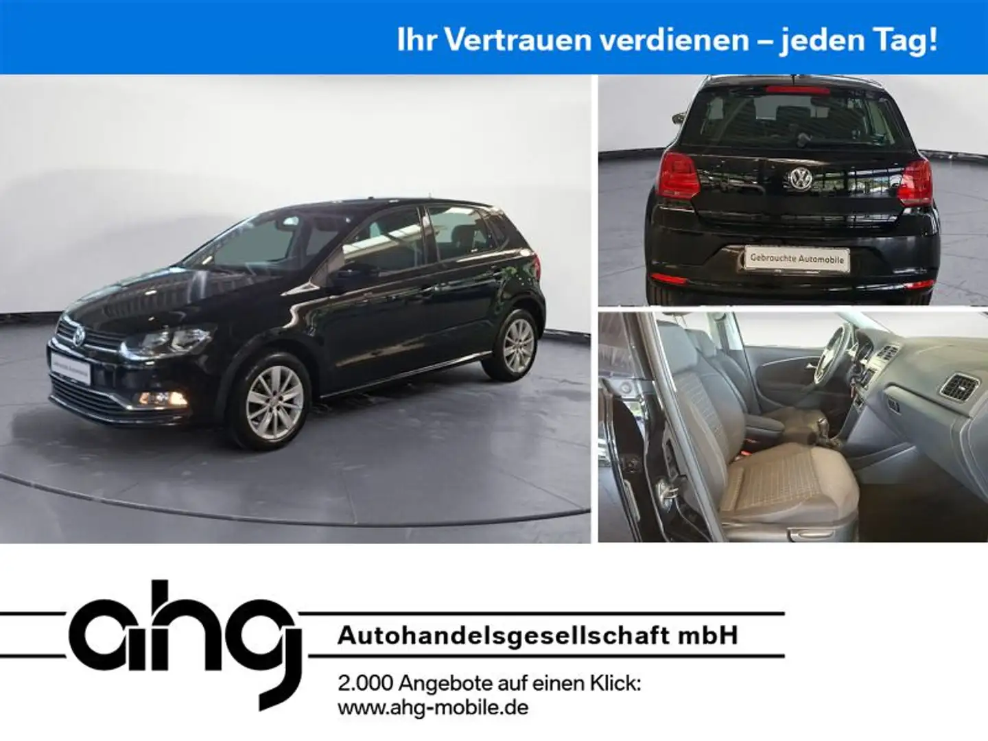 Volkswagen Polo 1.0 Klima Sitzheizung PDC Nero - 1