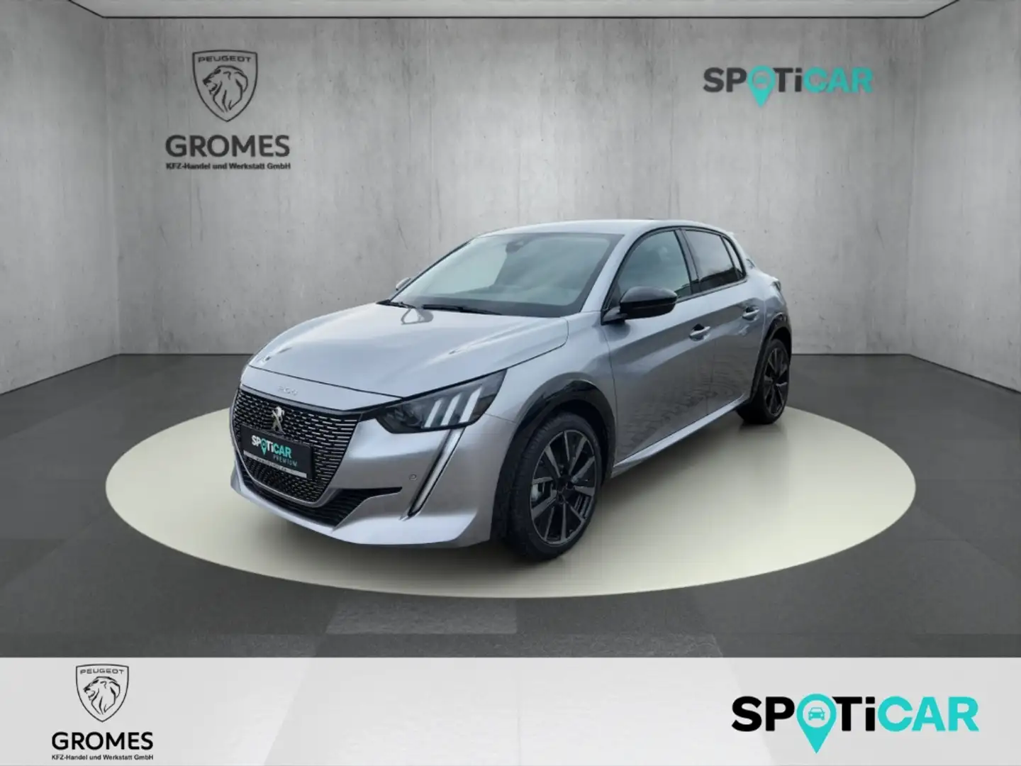 Peugeot 208 1.2 PureTech GT 130 EAT8 Navi LED Apple CarPlay Gris - 1