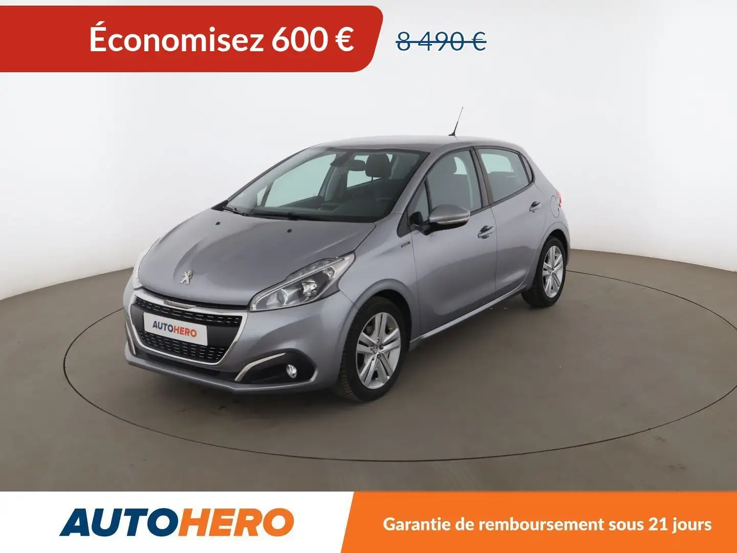 Peugeot 208 1.2 PureTech Signature Gris - 1