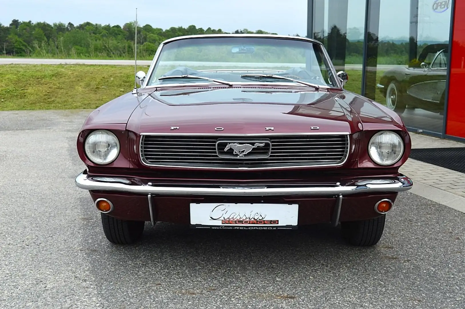 Ford Mustang 289 V8 Cabrio Rood - 2