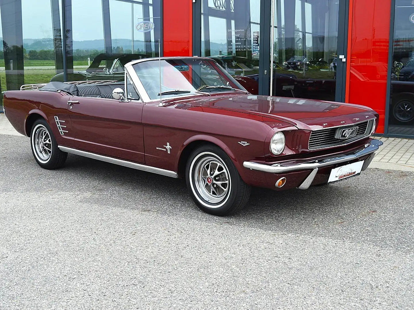 Ford Mustang 289 V8 Cabrio Rood - 1