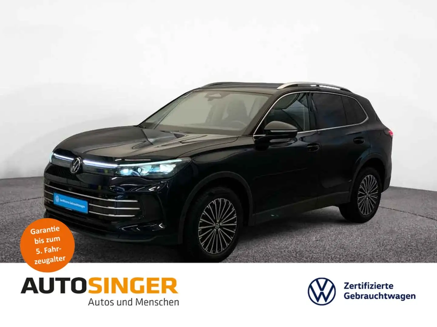 Volkswagen Tiguan Elegance TDI DSG 4M *AHK*ACC*MASSAGE*NAV* Schwarz - 1