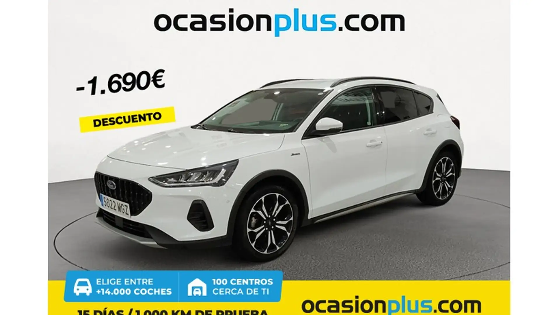 Ford Focus 1.0 Ecoboost MHEV Active X 155 Bianco - 1