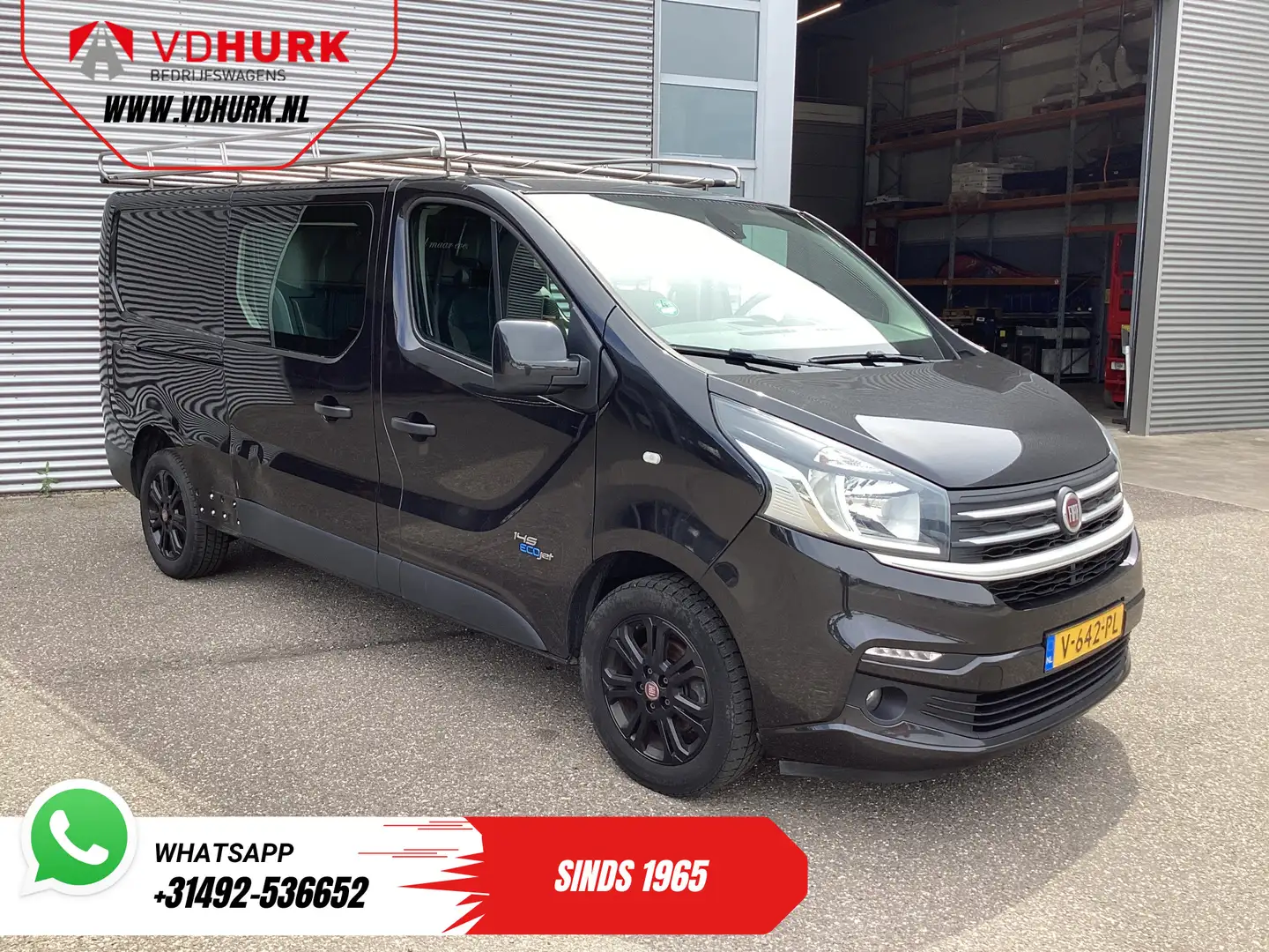 Fiat Talento 1.6 MJ 145 pk DC Dubbel Cabine EXPORT ONLY Imperia Zwart - 1