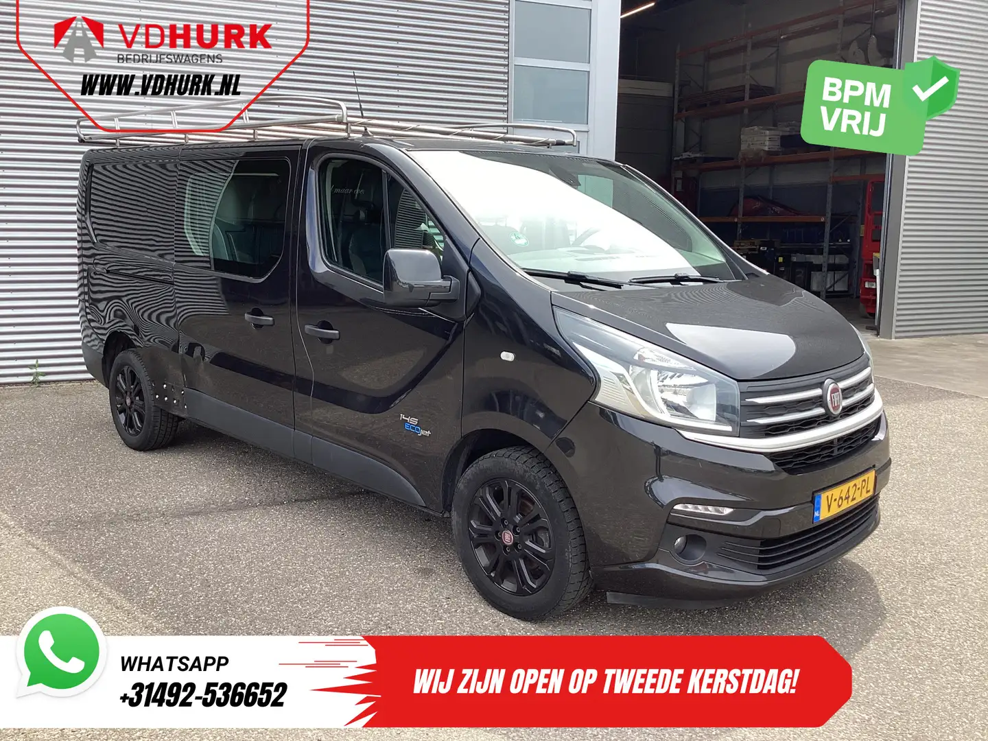 Fiat Talento 1.6 MJ 145 pk DC Dubbel Cabine EXPORT Imperiaal/ C Noir - 1