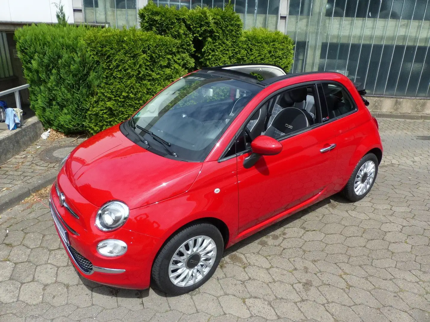 Fiat 500C Automatik/Klima/PDC/Bluetooth/2.Hd Rot - 1