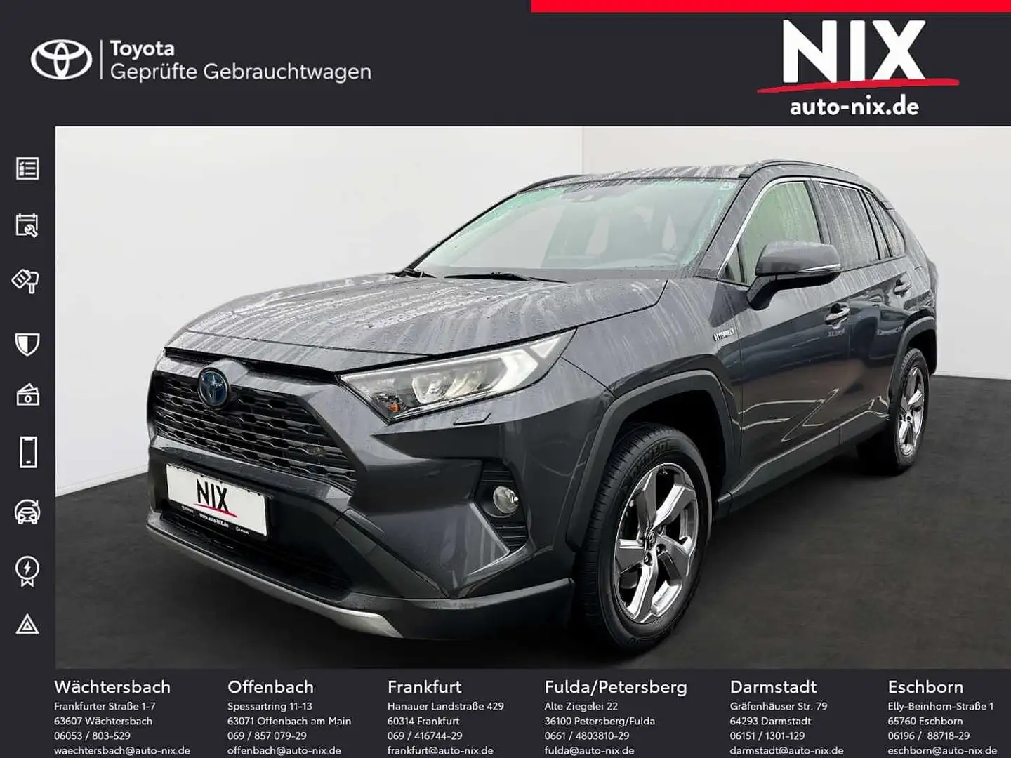 Toyota RAV 4 RAV4 2.5 4x4 Hybrid Team Deutschland AHK KAMERA Gris - 1