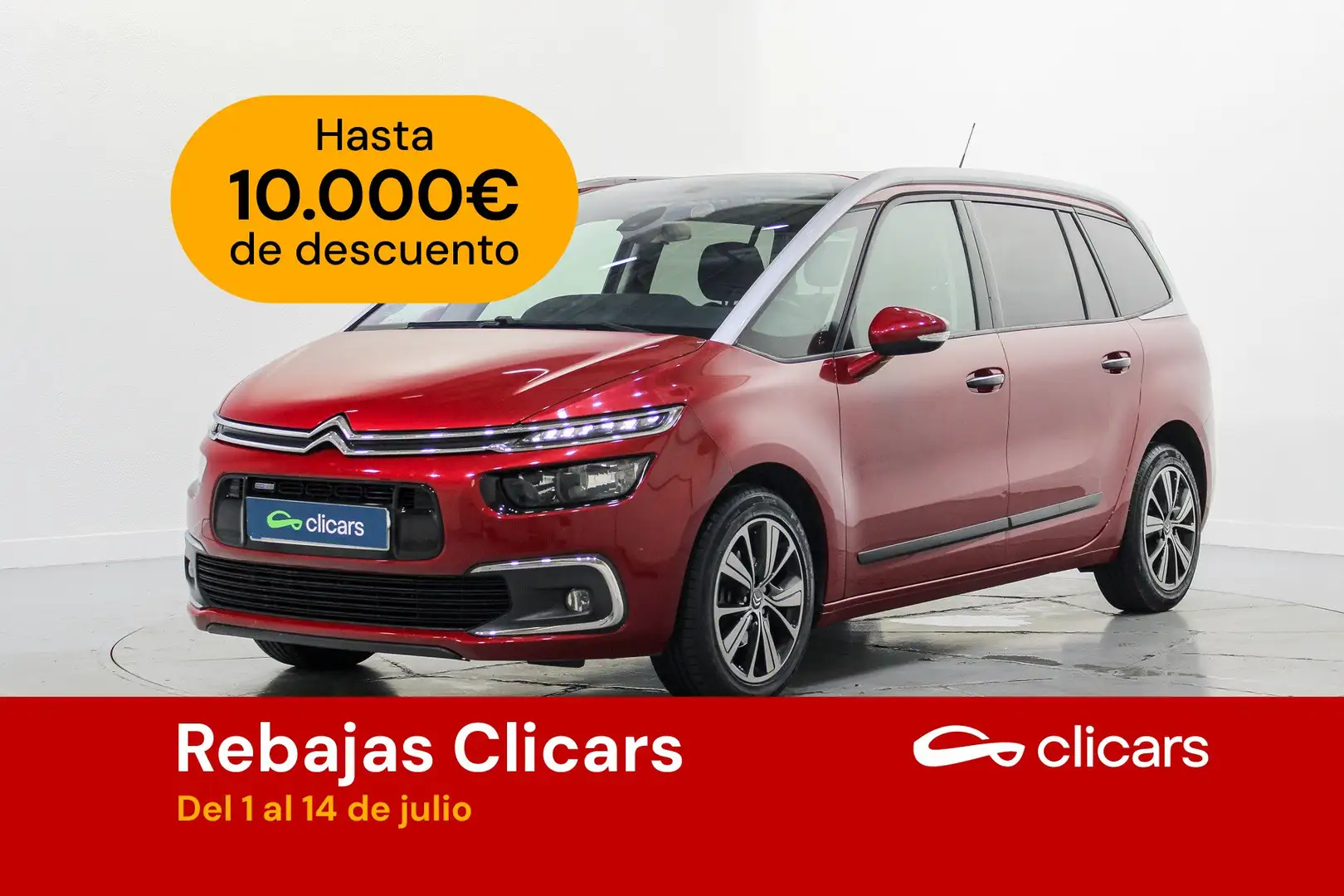 Citroen C4 Grand Picasso 1.2 PureTech S&S Feel 130 Rojo - 1