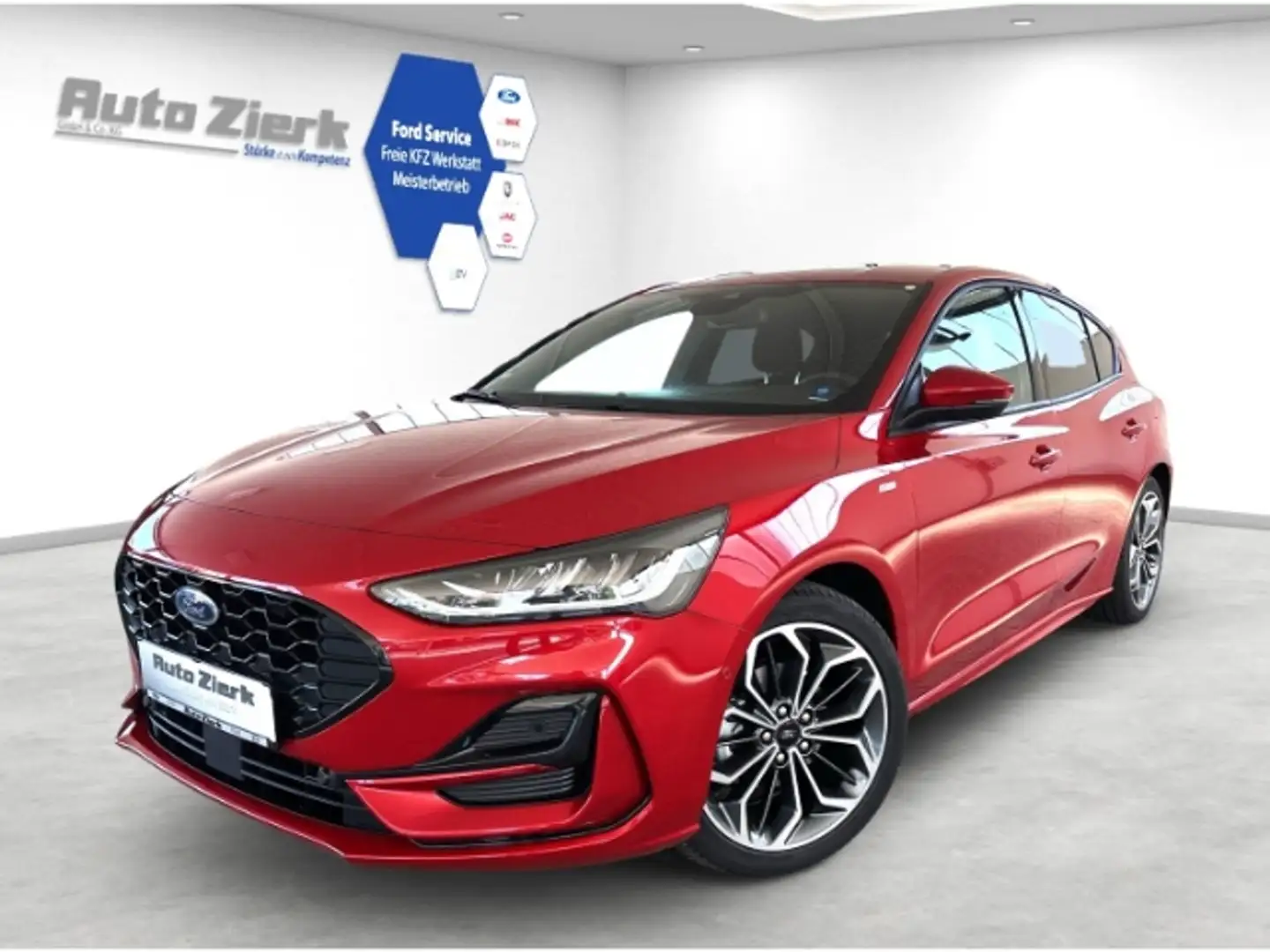 Ford Focus ST-Line X 1.0 EcoBoost MHEV Aut. ACC LED B&O NAVI Rot - 1