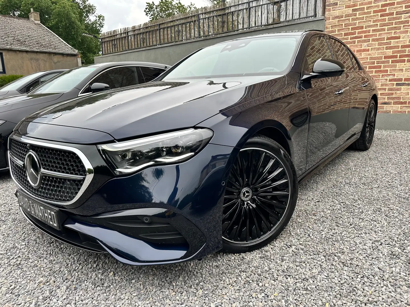 Mercedes-Benz E 220 Pack Amg, Burmester 4d, Display passager, Reprise Blauw - 1