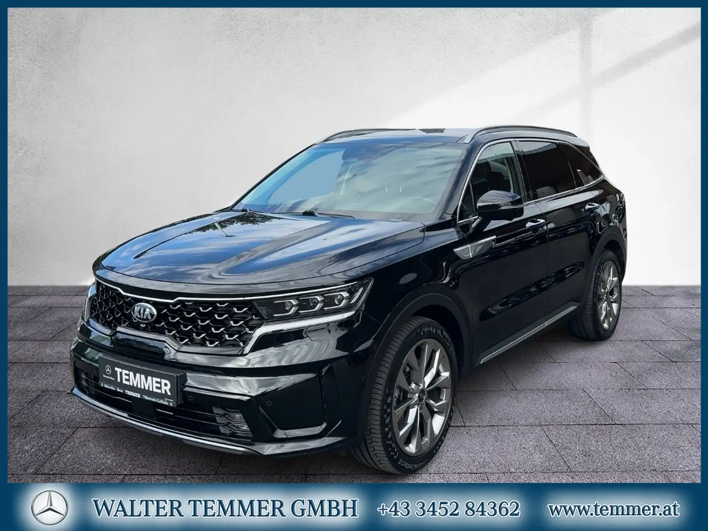 Kia Sorento 2,2 CRDi AWD Distr LED Pano AHV 360°Kam Schwarz - 1