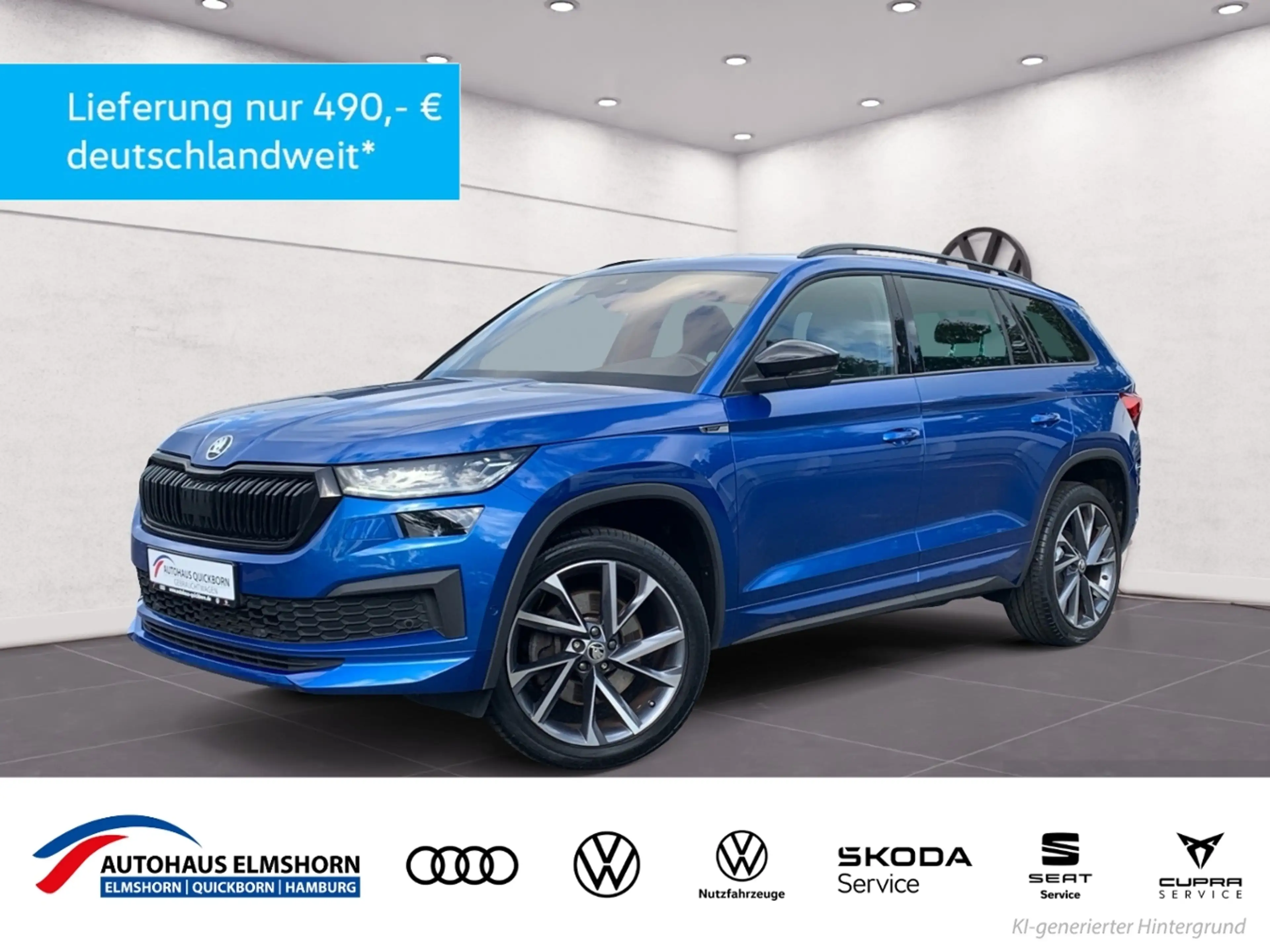 Skoda Kodiaq Sportline 2.0 TDI 4x4 AHK PANO APP NAVI KAMERA
