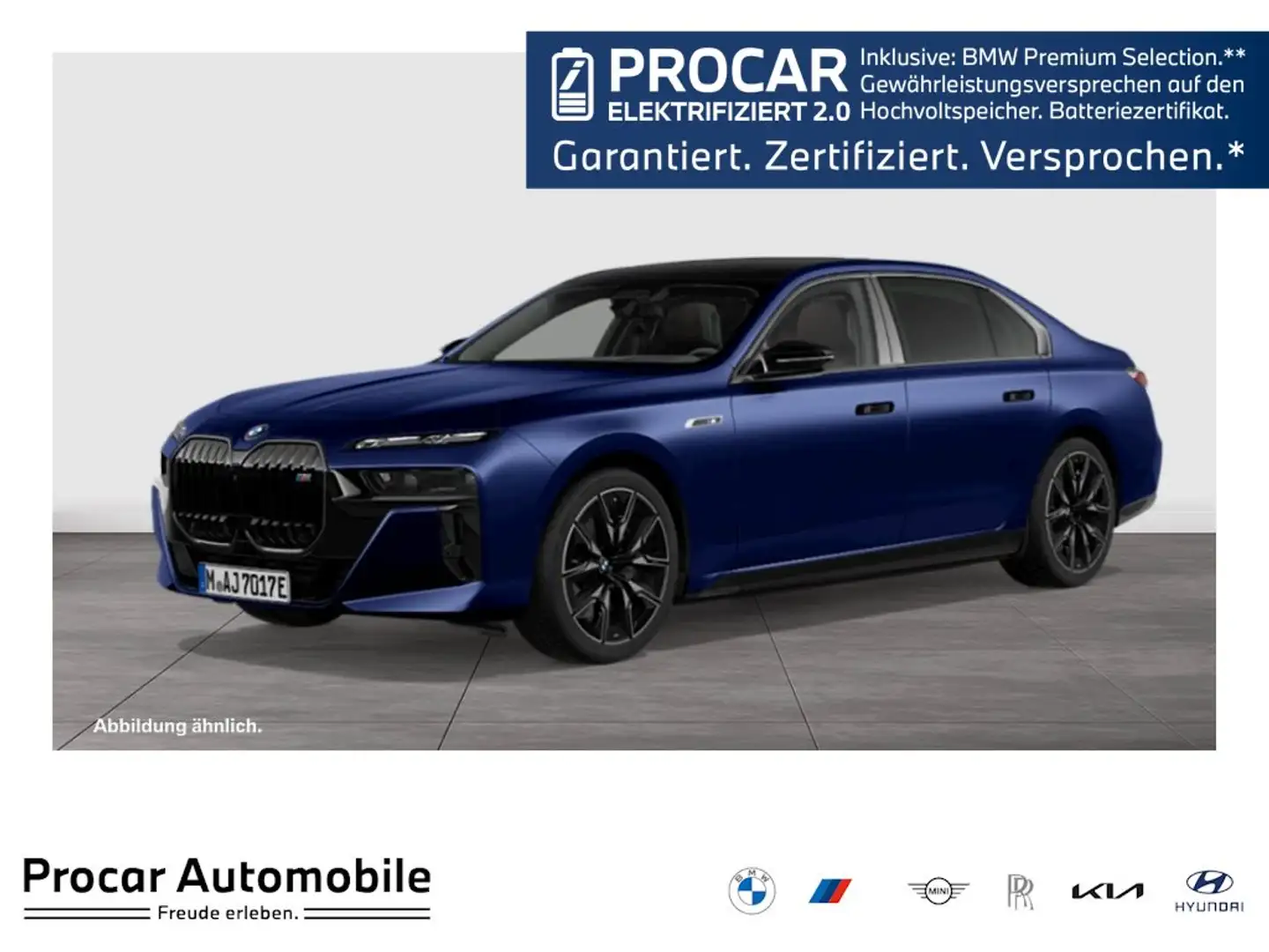BMW i7 M70 xDrive M Sport PANO ACC 360°KAM RFK NAVI Blau - 1