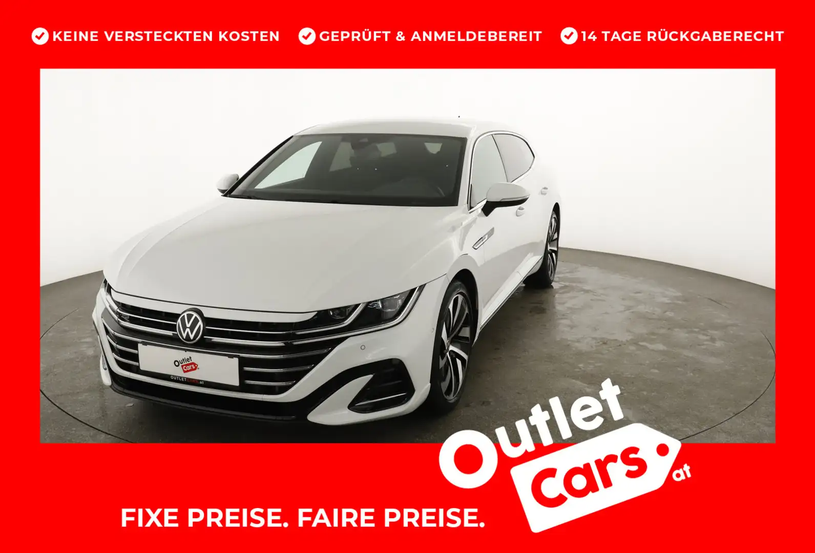 Volkswagen Arteon R-Line TDI DSG Weiß - 1