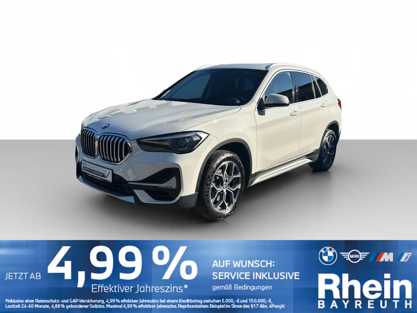 BMW X1 sDrive18i xLine Navi LED auto. Heckklappe Navi LED Blanc - 1