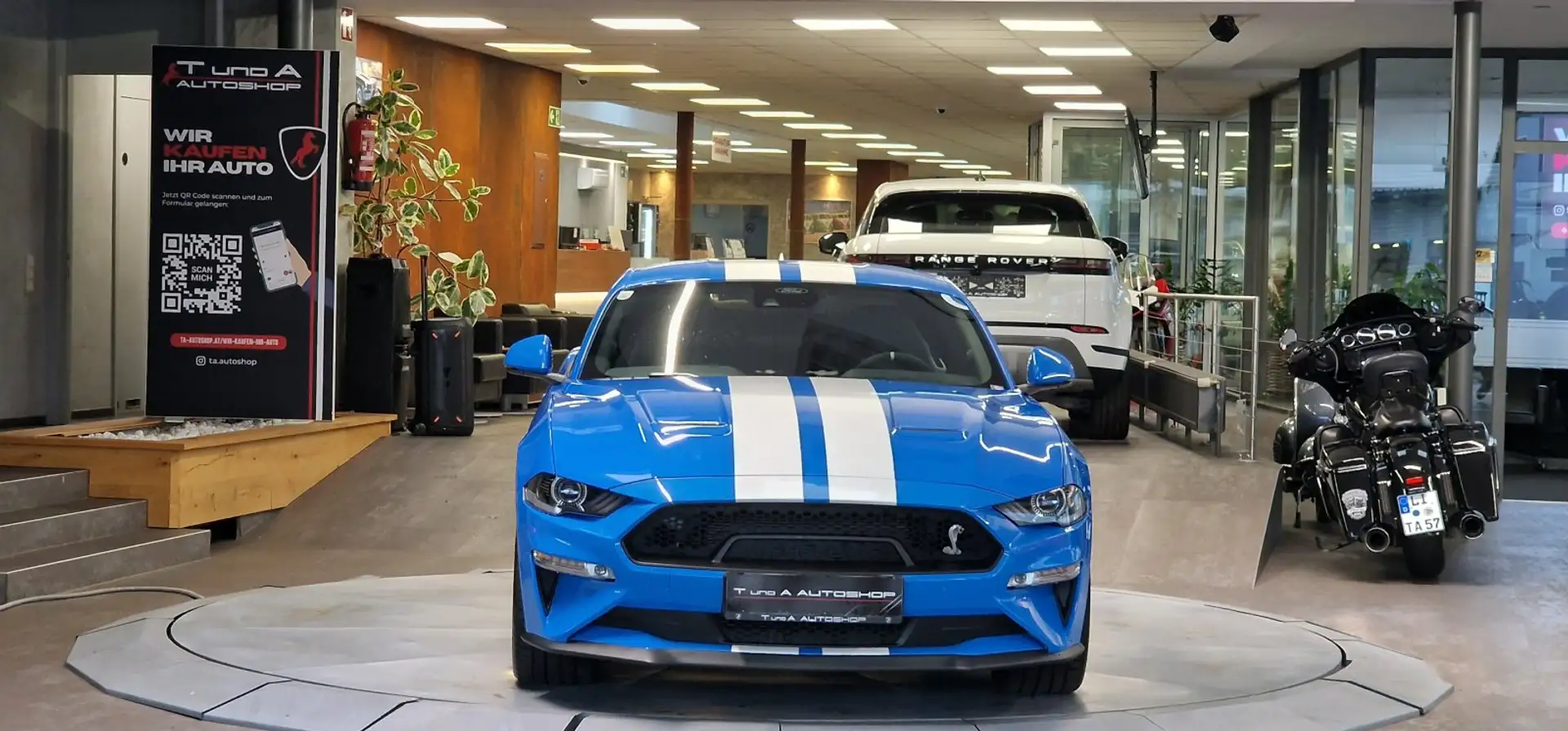 Ford Mustang SHELBY GT *Styling-Paket*Lenkradheizung*Kamera* Blau - 2