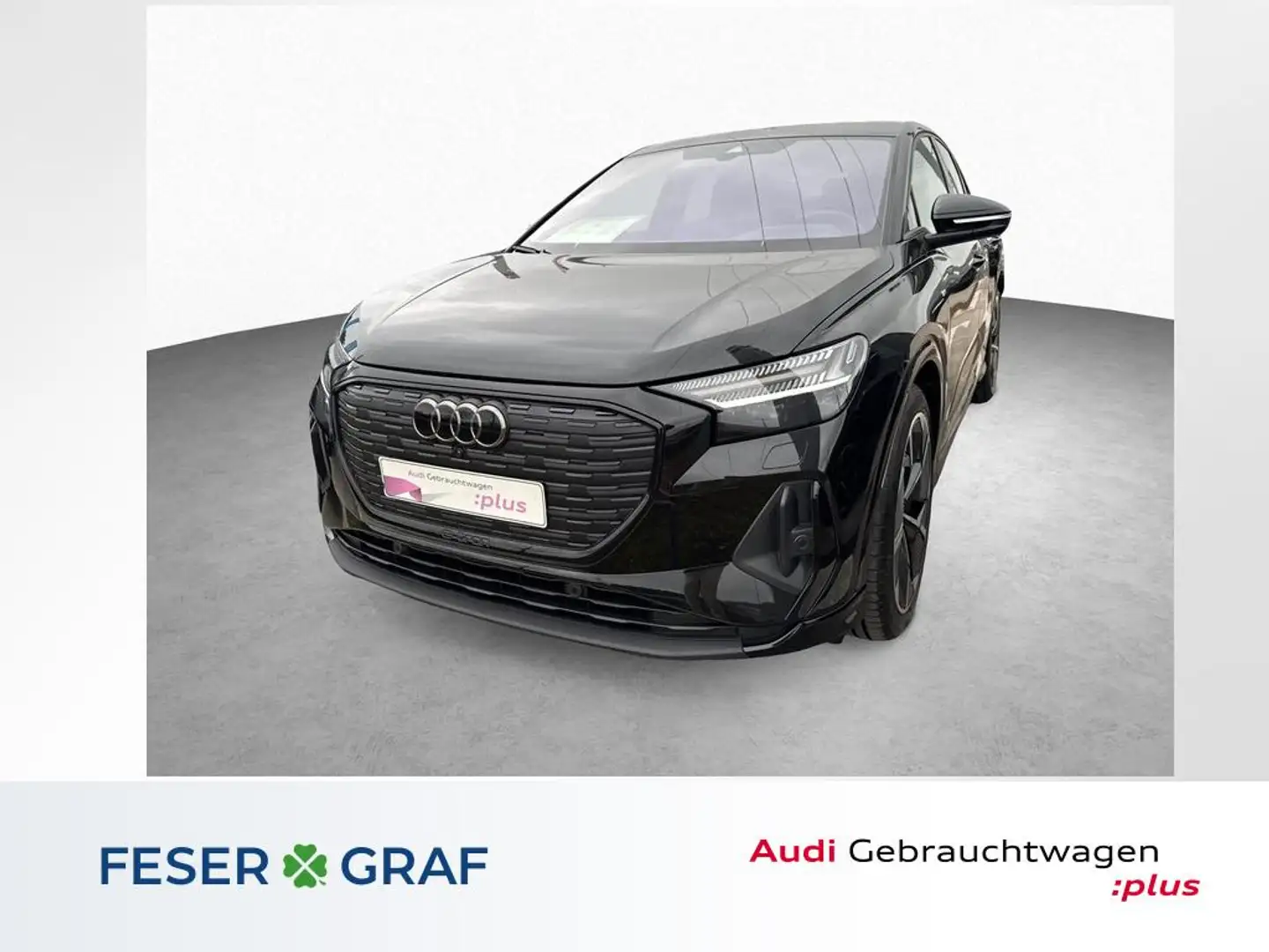 Audi Q4 e-tron Spb. e-tron 40 - S line Exterieur - ACC - AHK Schwarz - 1
