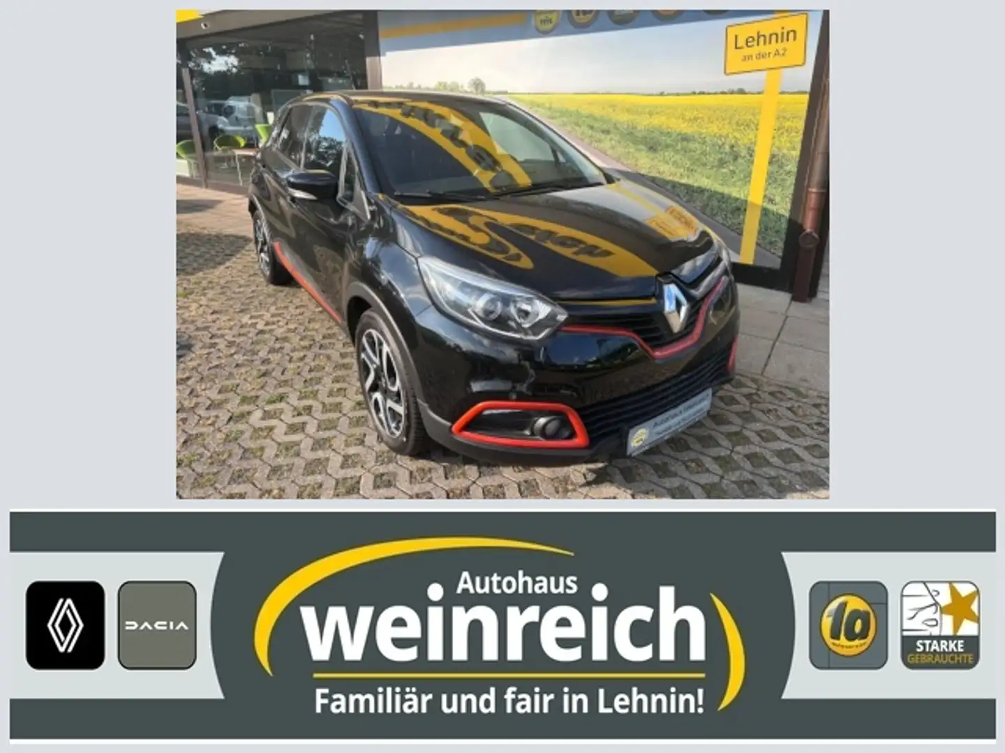 Renault Captur mit Klima & Standheizung Klima Navi Negro - 1
