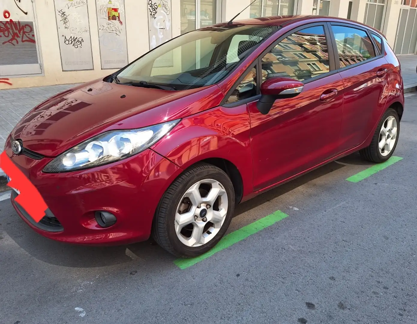 Ford Fiesta 1.25 Trend 82 Burdeos - 1