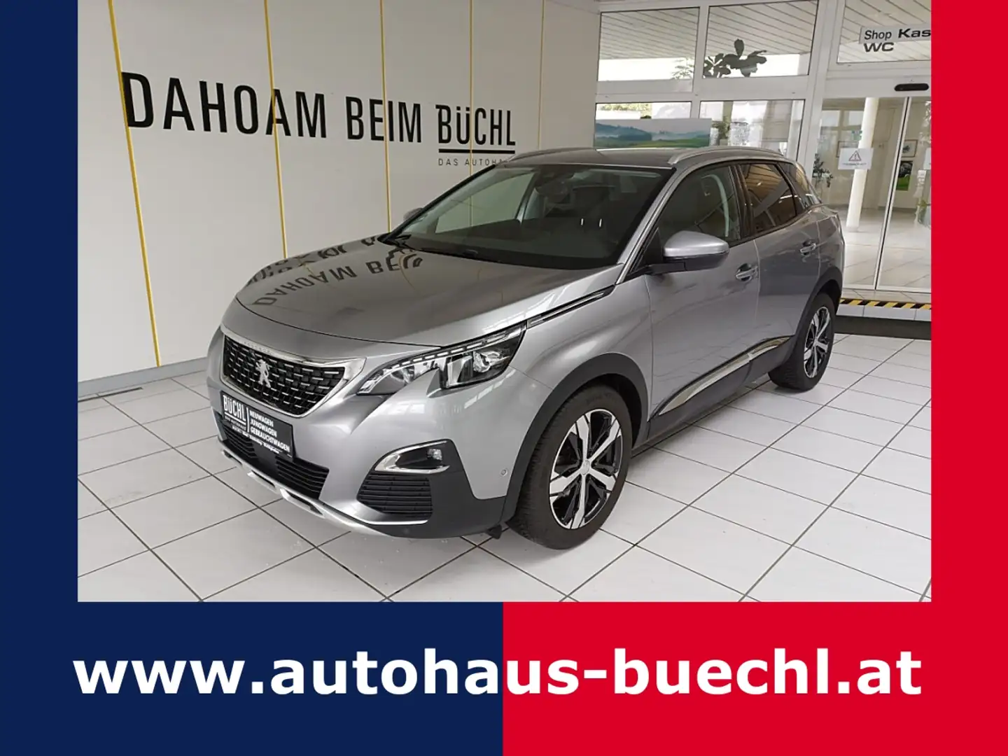 Peugeot 3008 1,2 PureTech 130 S&S EAT6 Allure Grau - 1