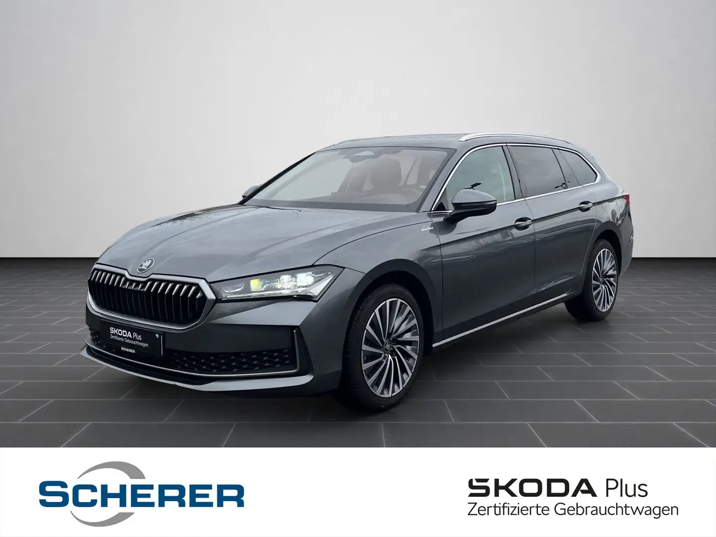 Skoda Superb Combi 2.0 TDI L&K Navi, HuD, AHK, Pano, A Grau - 1