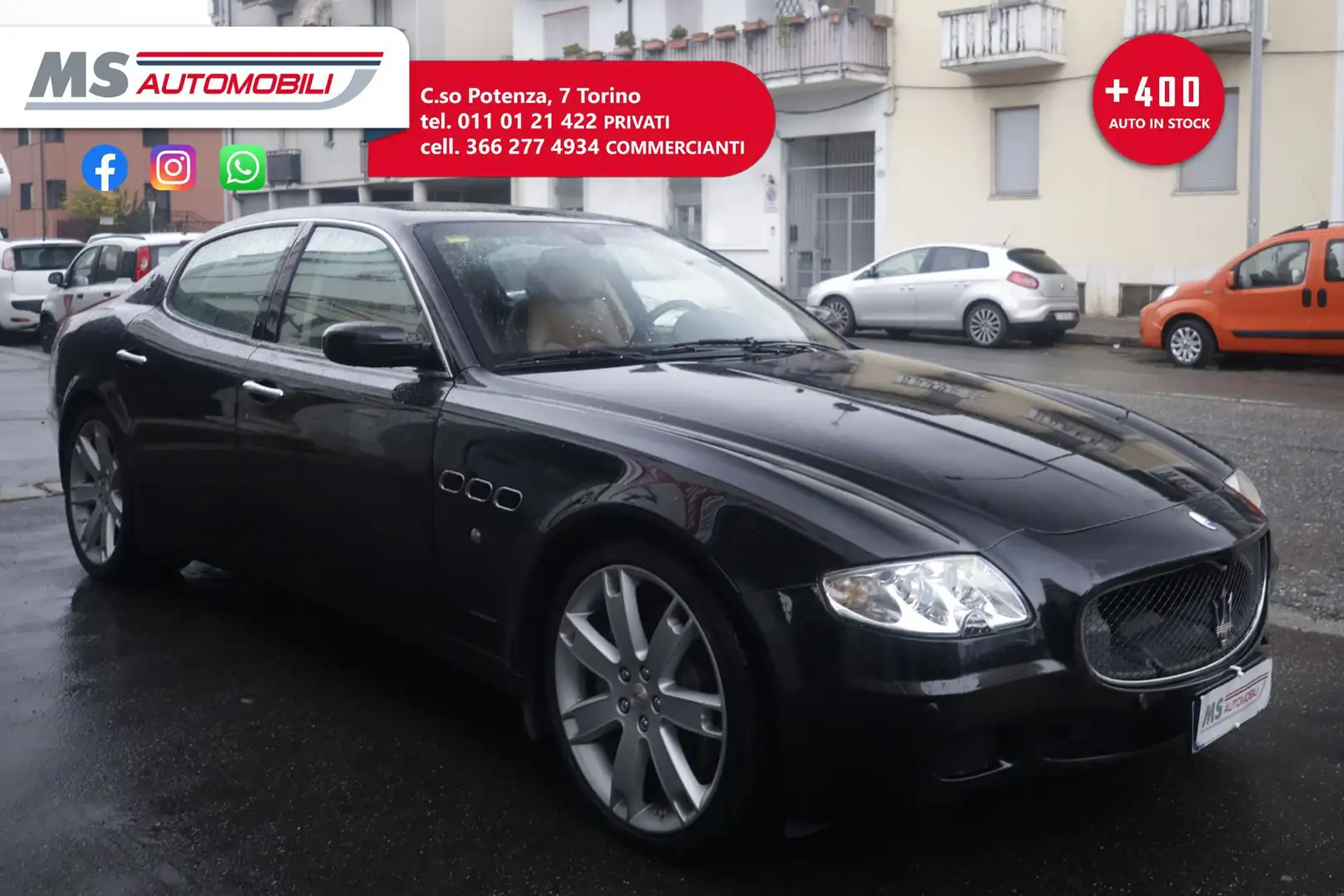 Maserati Quattroporte Maserati Quattroporte 4.2 V8 Automatica Sport GT Czarny - 1