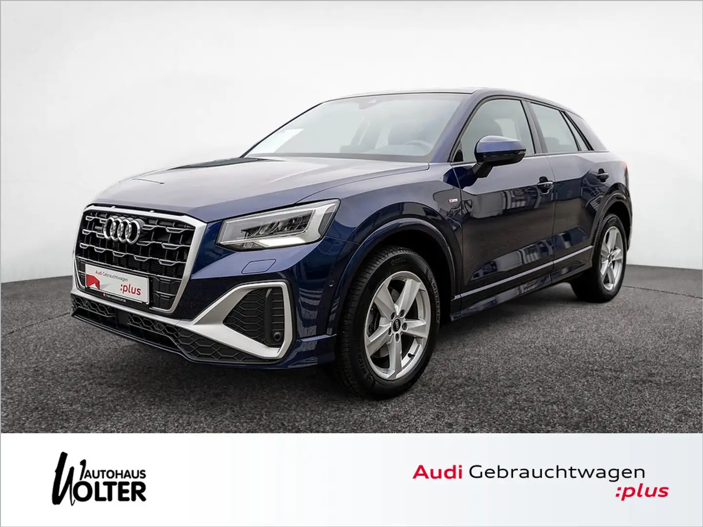 Audi Q2 40 TFSI quattro S line KAM SHZ PANO LED KL Blau - 1