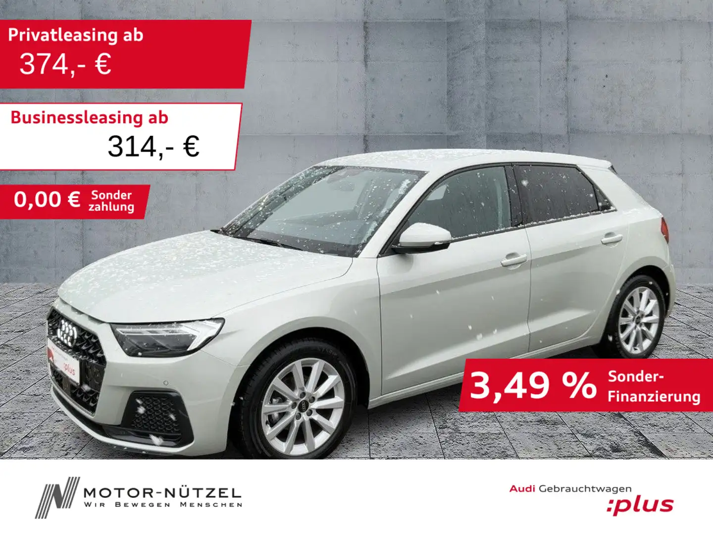 Audi A1 25 TFSI S-TR ADVANCED LED+NAVI+RFK Silber - 1