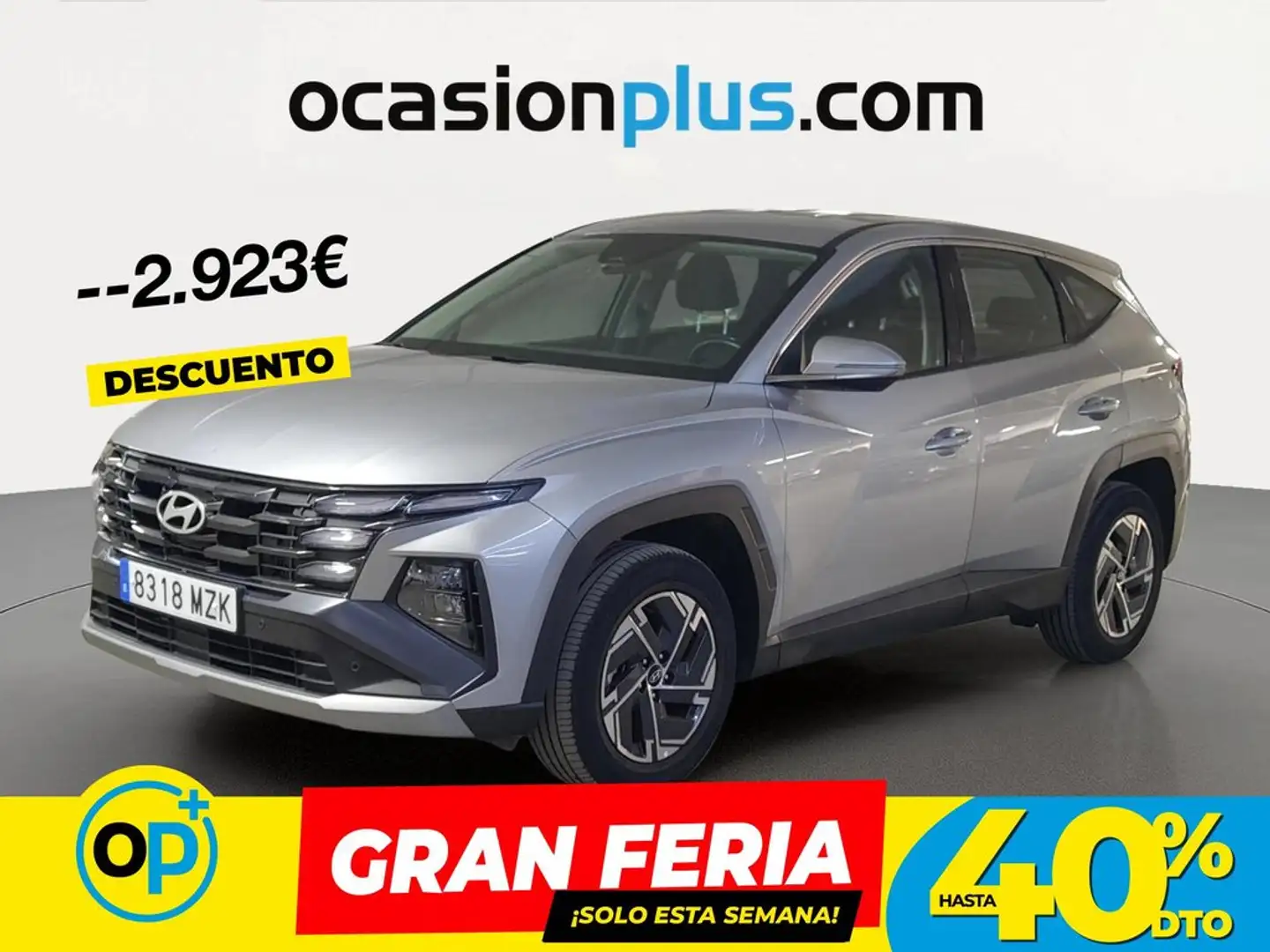 Hyundai TUCSON 1.6 T HEV Klass AT Gris - 1